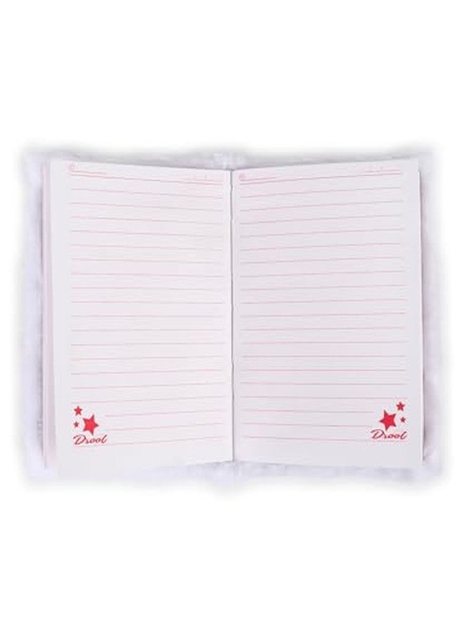 Jiada A6 Size Soft Fur Plush Fabric Diary/Personal Notebook Cute Animal Print - Panda - Image 2